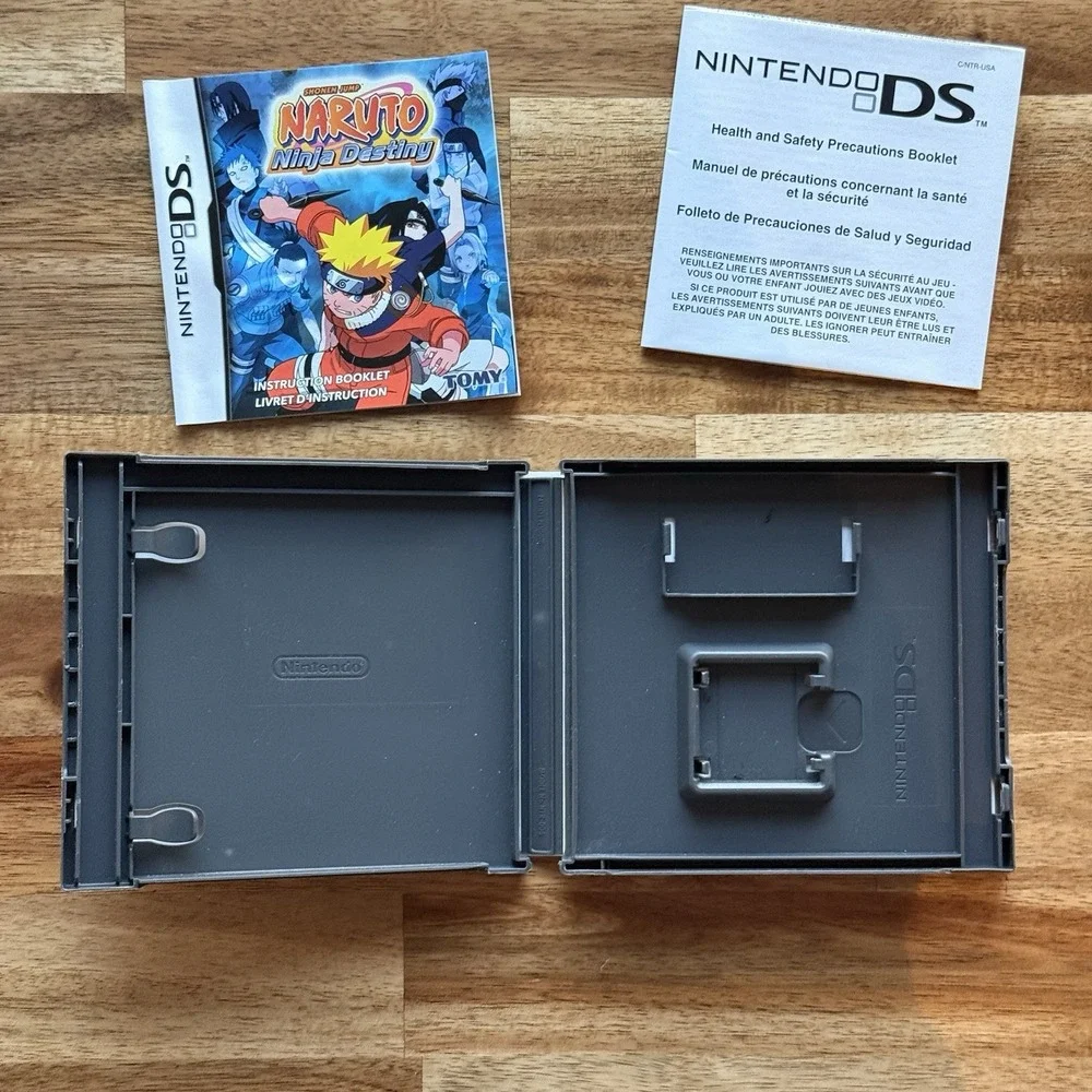 Naruto: Ninja Destiny (Nintendo DS, 2008) BOX ONLY! Great Shape, Manuals
